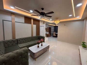 Living Room in 4 BHK Apartment at Mansarovar – for Sale