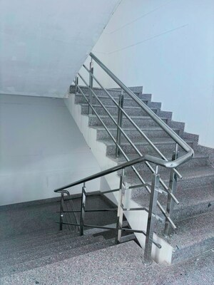 Staircase in 2 BHK Apartment at Nirman KL Heights, Jankipuram – for Sale