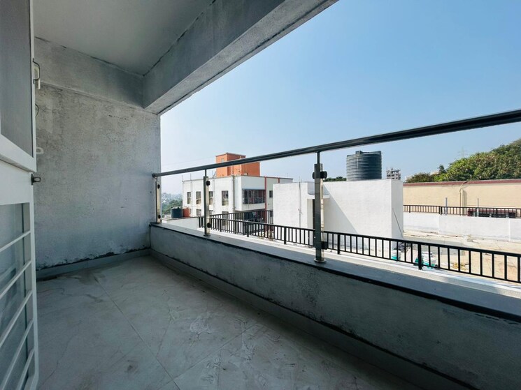 Balcony, ashray-vihar 2 Bedroom 1085 Sq.Ft. Apartment In Hingne Khurd Pune 9571686