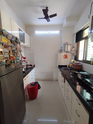 Kitchen in 2 BHK Apartment at Shree Satya Shankar Residency, Manpada – for Sale