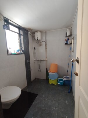 Bathroom in 2 BHK Apartment at Shree Satya Shankar Residency, Manpada – for Sale