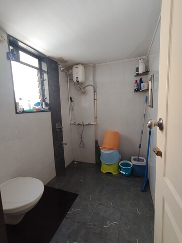 Bathroom in 2 BHK Apartment at Shree Satya Shankar Residency, Manpada – for Sale