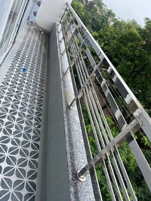 Balcony in 2 BHK Builder Floor at Freedom Fighters Enclave – for Rent