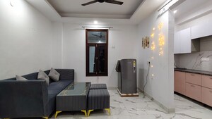 Living Room in 1 BHK Apartment at Saket – for Rent