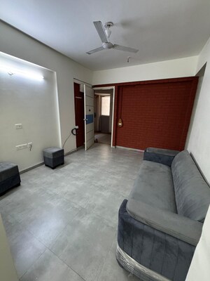 Living Room in 1 BHK Apartment at South Bopal – for Rent