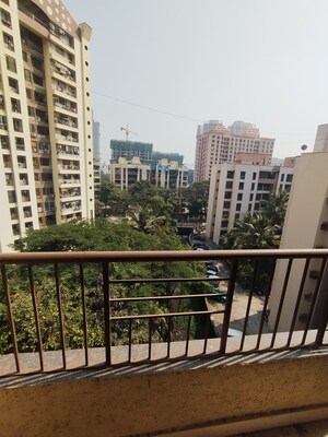 Balcony in 2 BHK Apartment at Aggarwal Sumeet Elegance, Manpada – for Rent