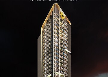 Bedroom in 2 BHK Apartment at Gagangiri Anvaya, Kandivali West – for Sale