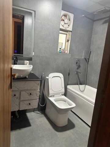 Bathroom in 2 BHK Apartment at Wave Dream Homes, Wave City – for Rent