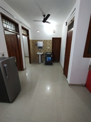 Living Room in 2 BHK Builder Floor at Balaji Apartments Palam Vihar, Palam Vihar Extension – for Rent
