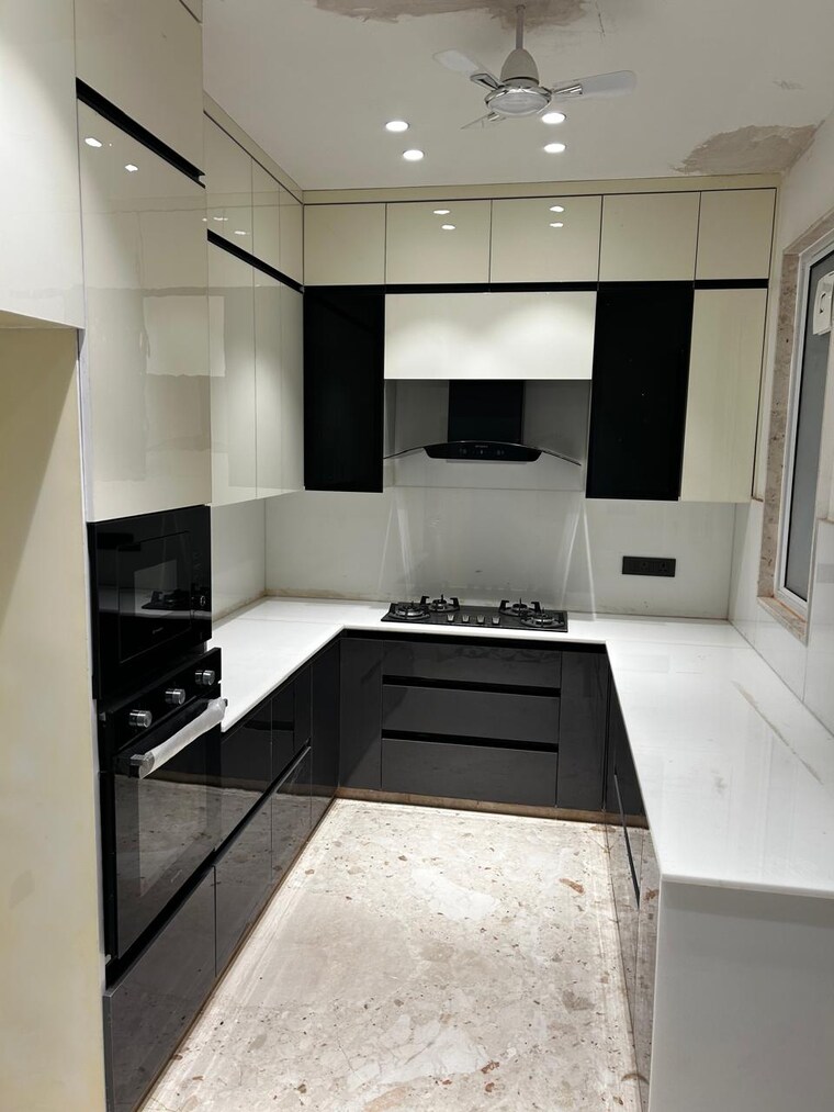 Kitchen, ansal-sushant-floors 3 Bedroom 2100 Sq.Ft. Builder Floor In Sushant Lok ii Gurgaon 9571871