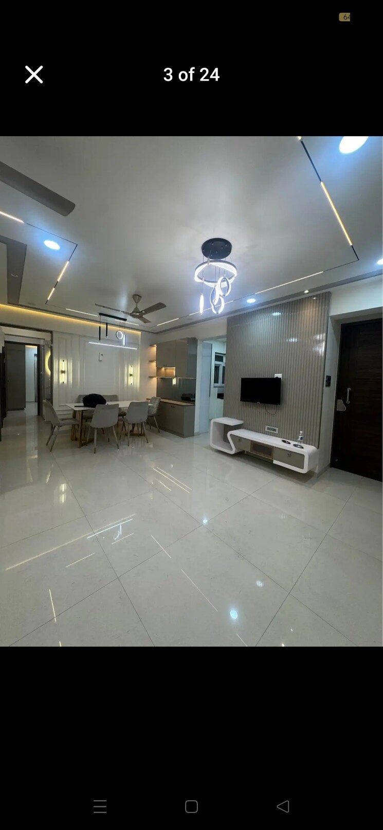 Living Room, viman nagar 2 Bedroom 1000 Sq.Ft. Apartment In Viman Nagar Pune 9571922