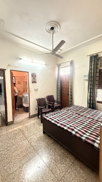 Bedroom in 3 BHK Builder Floor at Chattarpur – for Rent