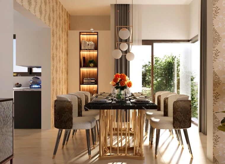 Kitchen, mjr-divine-meadows 4 Bedroom 3195 Sq.Ft. Villa In Sarjapur Road Bangalore 9571993