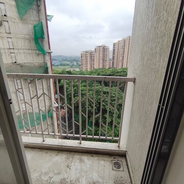 Balcony in 1 BHK Apartment at Mahavir Kalpavruksha, Ghodbunder Road – for Rent