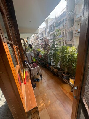 Balcony in 2 BHK Builder Floor at Dhakoli – for Sale