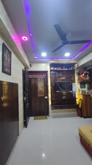 Living Room in 1 BHK Apartment at Shraddha Infinity, Bhandup West – for Sale