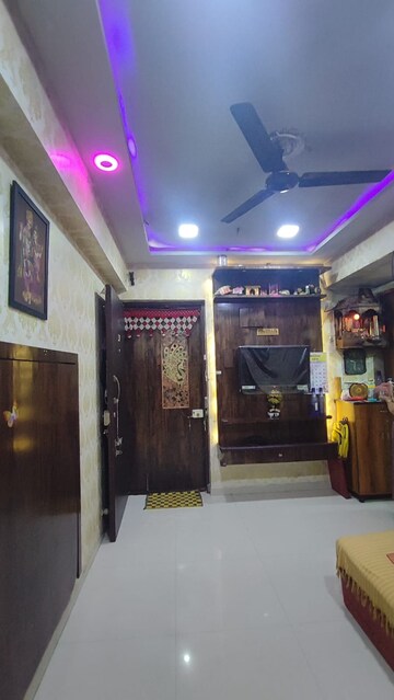 Living Room in 1 BHK Apartment at Shraddha Infinity, Bhandup West – for Sale