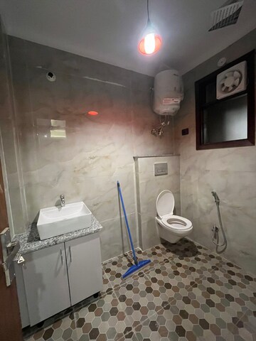 Bathroom in 2 BHK Builder Floor at Saket – for Rent