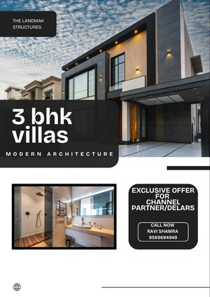 3 BHK Independent House – Exterior View View at Harmony Homes Chandigarh, Ambala Highway - for Sale