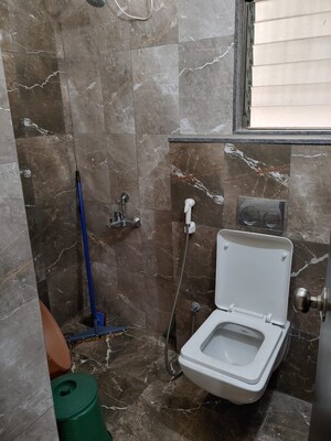 Bathroom in 3 BHK Apartment at Welworth Tinseltown, Bavdhan – for Rent