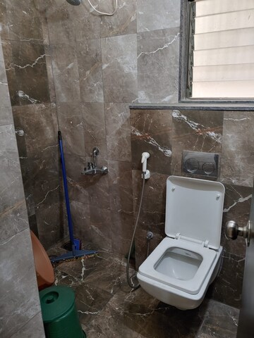 Bathroom in 3 BHK Apartment at Welworth Tinseltown, Bavdhan – for Rent