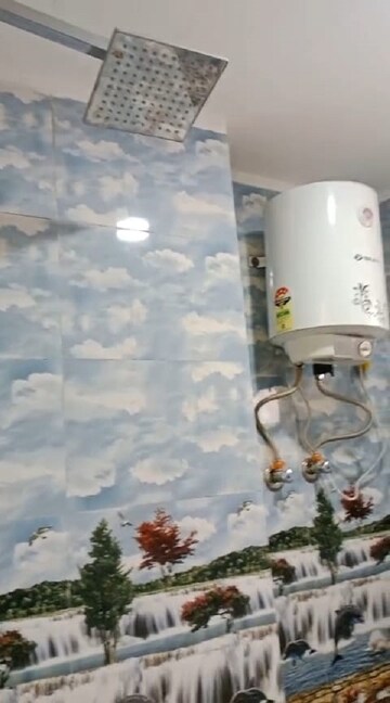 Bathroom in 2 BHK Apartment at Vasant Kunj Enclave – for Rent