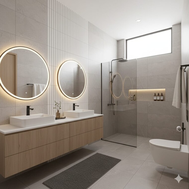 Bathroom, matoshree-palace 2 Bedroom 107 Sq.Yd. Apartment In Ambernath East Thane 9572376