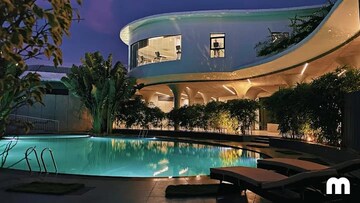 Swimming Pool in 4 BHK Villa at Myscape Courtyard, Financial District – for Rent