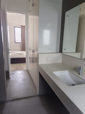 Attached Bathroom in 3.5 BHK Apartment at Ardee City Palm Grove Heights, Sector 52 – for Rent