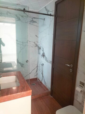 Bathroom in 2 BHK Apartment at Hemkunt Colony – for Rent