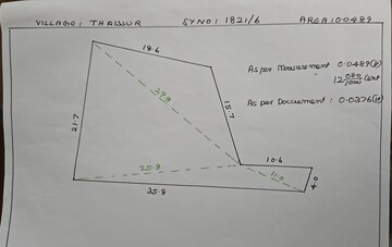  Plot – Map Location View at Punkunnam - for Sale