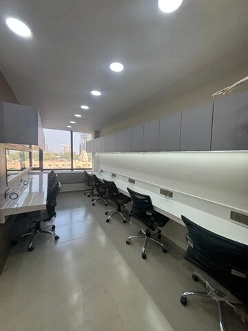 Kitchen in  Office Space at Shivalik Shilp, Sanidhya – for Rent