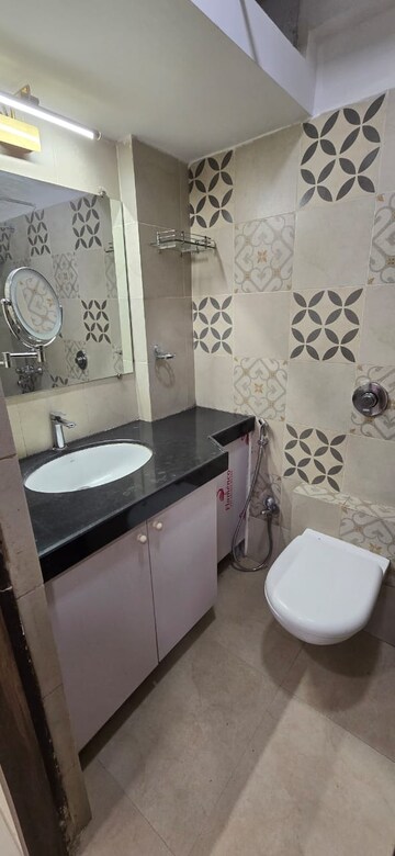 Attached Bathroom in 2 BHK Apartment at Dedhia Palatial Height, Powai – for Rent