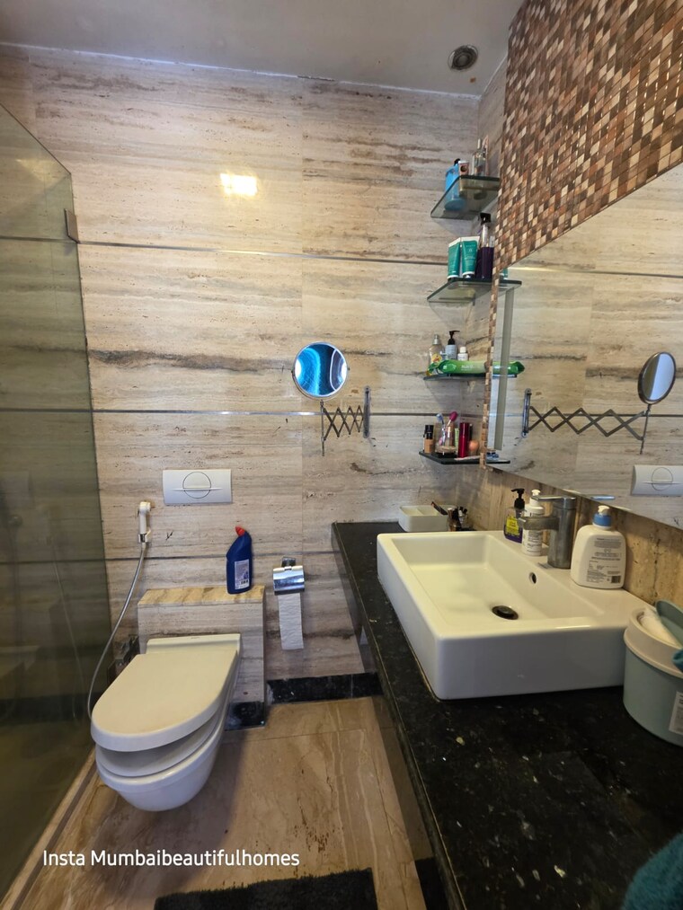 Bathroom, white-lotus 4 Bedroom 1611 Sq.Ft. Apartment In Santacruz West Mumbai 9573606