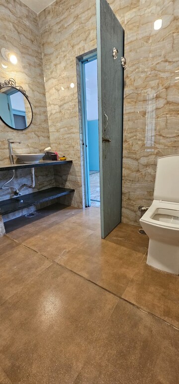 Bathroom in 3 BHK Apartment at Banjara Hills – for Rent