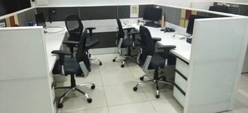 Team Area in  Office Space at Savvy Shapath V, Prahlad Nagar – for Rent
