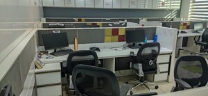 Team Area in  Office Space at Savvy Shapath V, Prahlad Nagar – for Rent