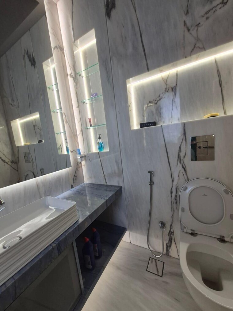 Attached Bathroom, worli-residency 4 Bedroom 3280 Sq.Ft. Apartment In Worli Mumbai 9573549