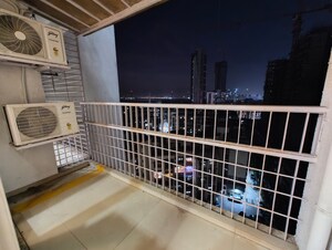 Balcony in 3 BHK Apartment at Progressive Group Highness, Sanpada – for Rent