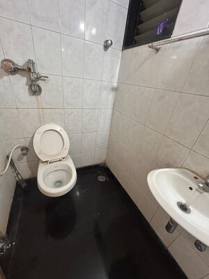 Bathroom in 2 BHK Apartment at Maharaja Retreat CHS, Goregaon East – for Rent