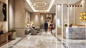 Staircase in 3 BHK Apartment at SKA Destiny One, Zeta I Greater Noida – for Sale