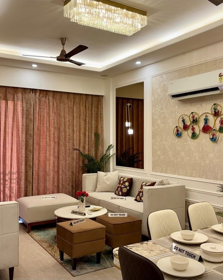 Master Bedroom, raj-one-good-earth 3 Bedroom 1620 Sq.Ft. Builder Floor In Sector 71 Gurgaon 9573772