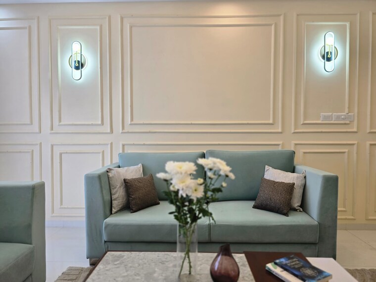 Living Room, ds-max-skycity 3 Bedroom 2293 Sq.Ft. Apartment In Thanisandra Bangalore 9572242