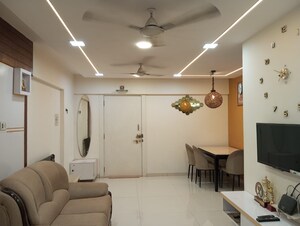 Living Room in 3 BHK Apartment at Poonam Park View, Virar West – for Sale