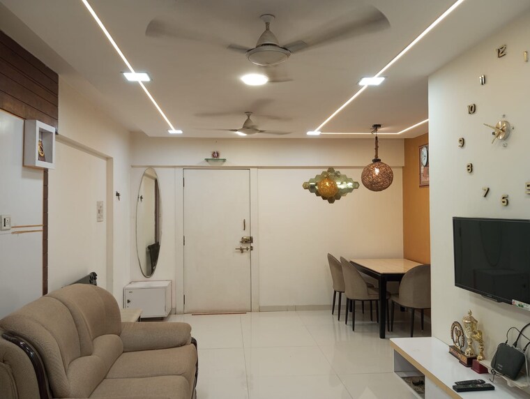 Living Room, poonam-park-view 3 Bedroom 1250 Sq.Ft. Apartment In Virar West Palghar 9574159