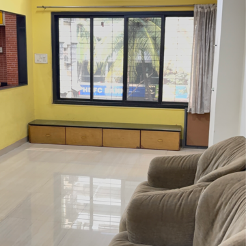 Living Room in 2 BHK Apartment at Shantivan CHS Andheri, Mhada Colony – for Rent
