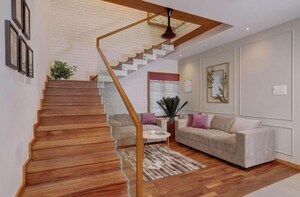 Staircase in 4 BHK Villa at Singanallur – for Sale