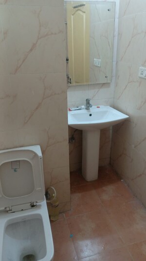 Bathroom in 2 BHK Apartment at Dhakoli – for Rent
