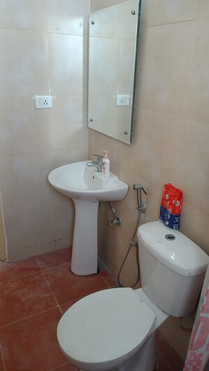 Bathroom in 2 BHK Apartment at Dhakoli – for Rent