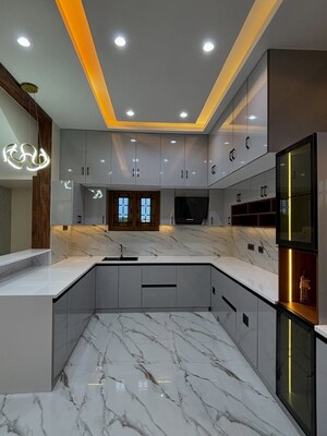 Kitchen in 4 BHK Villa at Gv Residency – for Sale